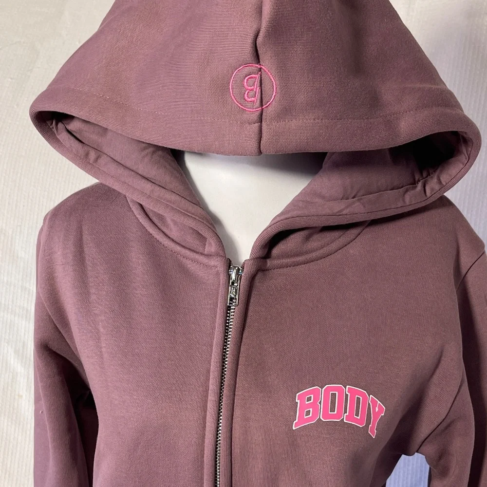 BODY - by Raven Tracy  Hoodie with Pink Logo - new with no tags - Picture 3 of 10